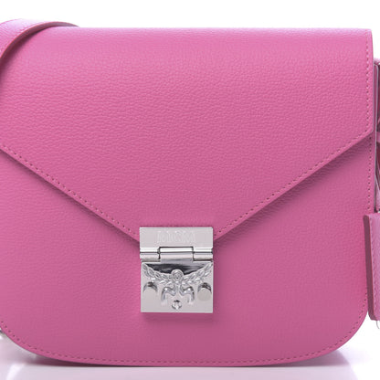 MCM Calfskin Patricia Small Crossbody Bag Sugar Pink 5 of 10