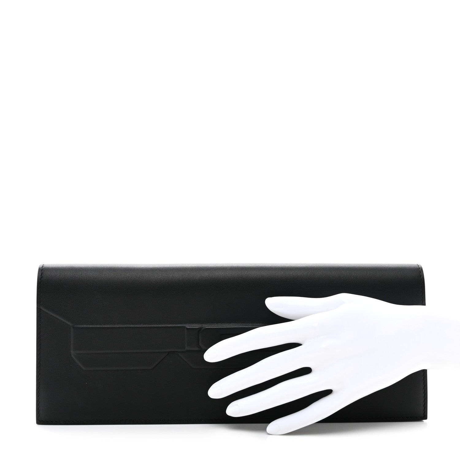 Hermes Swift Shadow Clutch 29 Black 2 of 9