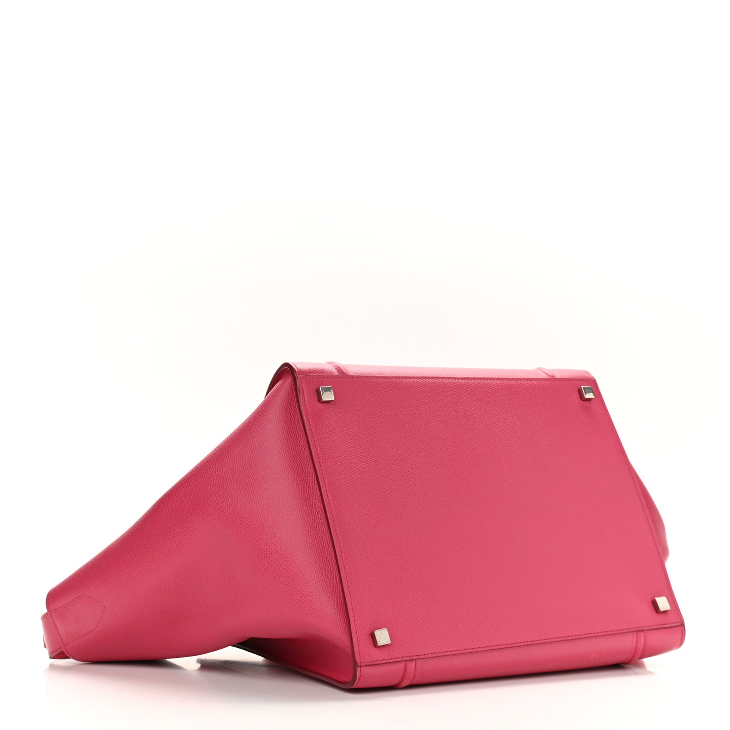 Grained Calfskin Medium Phantom Luggage Fuchsia