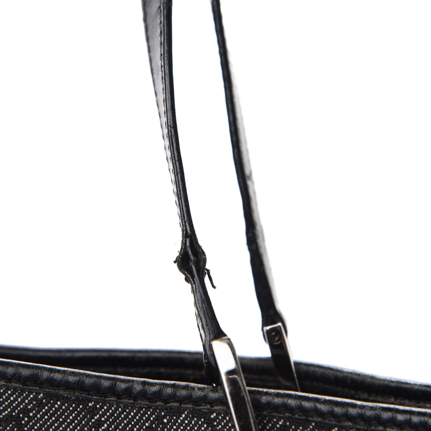 Gucci Monogram Bucket Tote Black 12 of 15