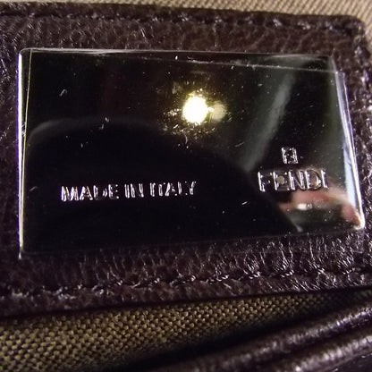 Fendi Crinkled Lambskin Mia Shoulder Flap Cognac 8 of 8