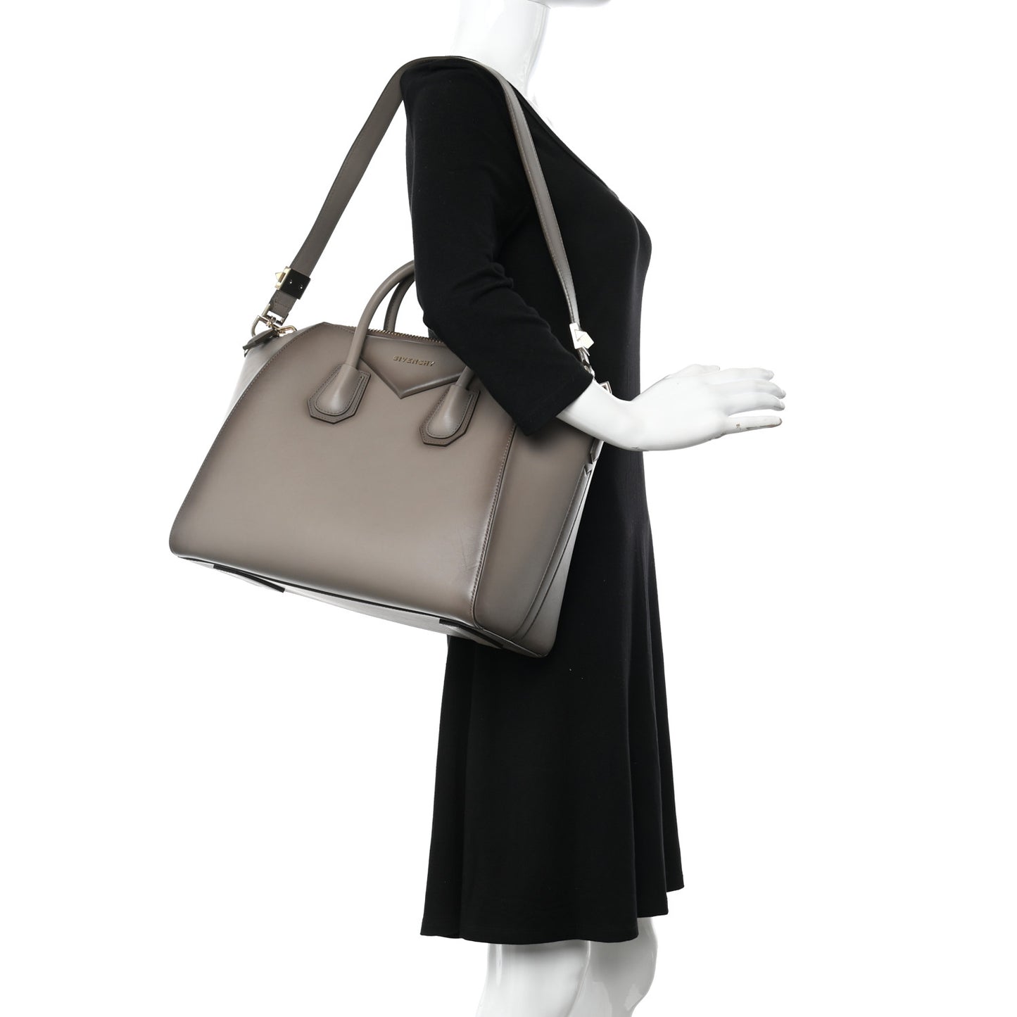 Antique Calfskin Medium Antigona Grey