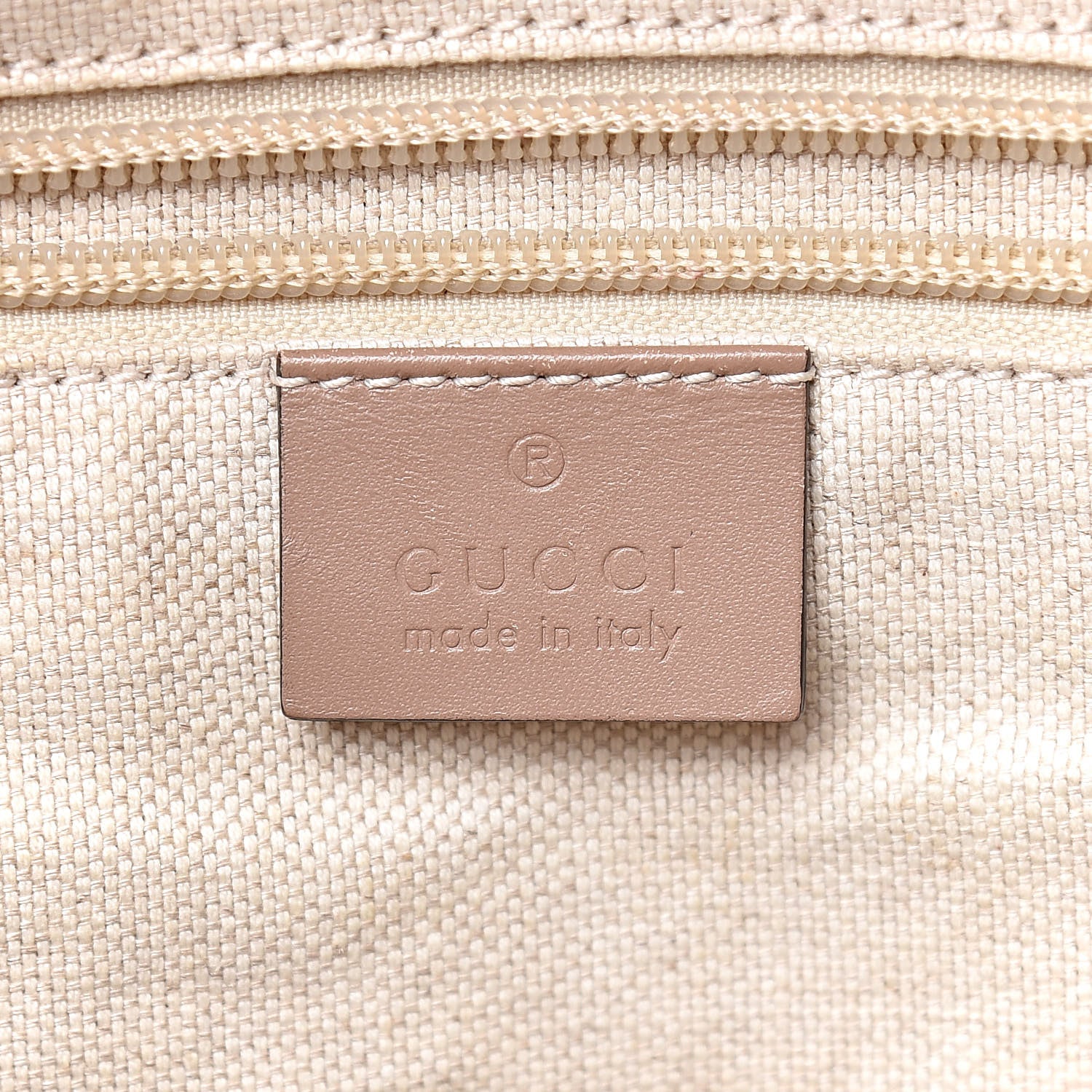 Gucci GG Supreme Monogram Medium Single Buckle Rucksack Backpack Beige 6 of 26