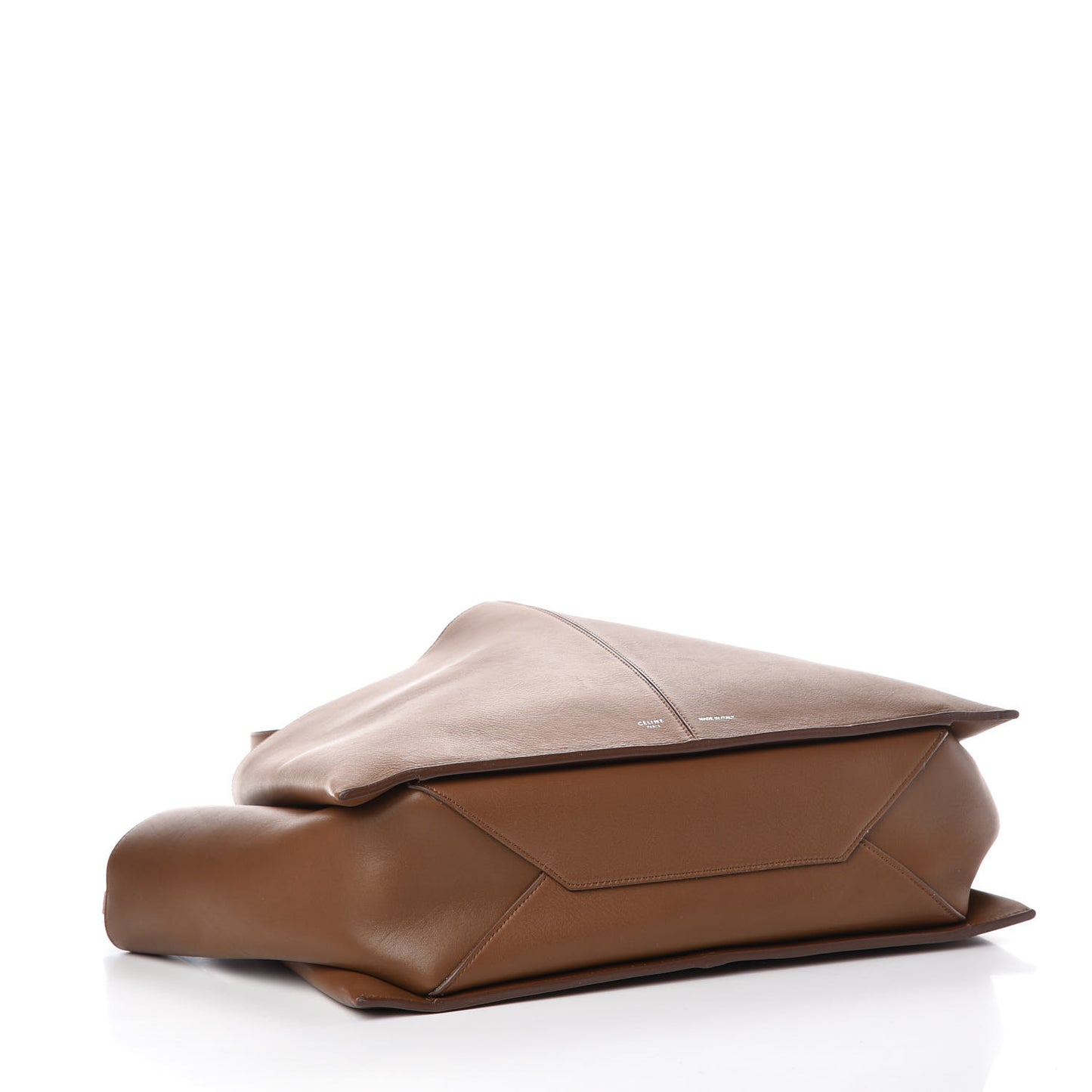 Calfskin Medium Tri-Fold Bag Taupe