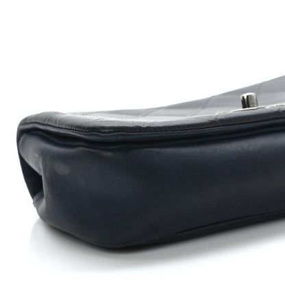 Chanel Calfskin Diamond Embossed New Chic Flap Blue 7 of 9