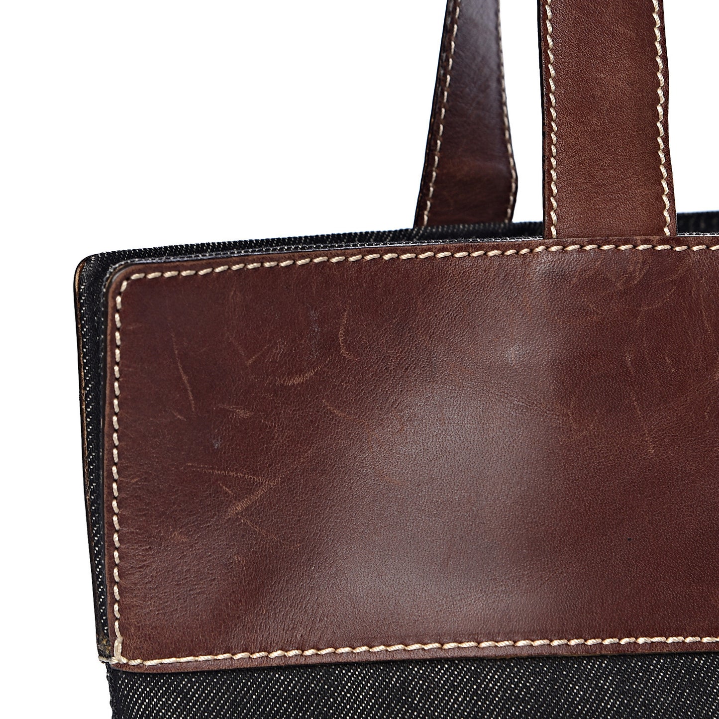 Denim Calfskin CC Tote