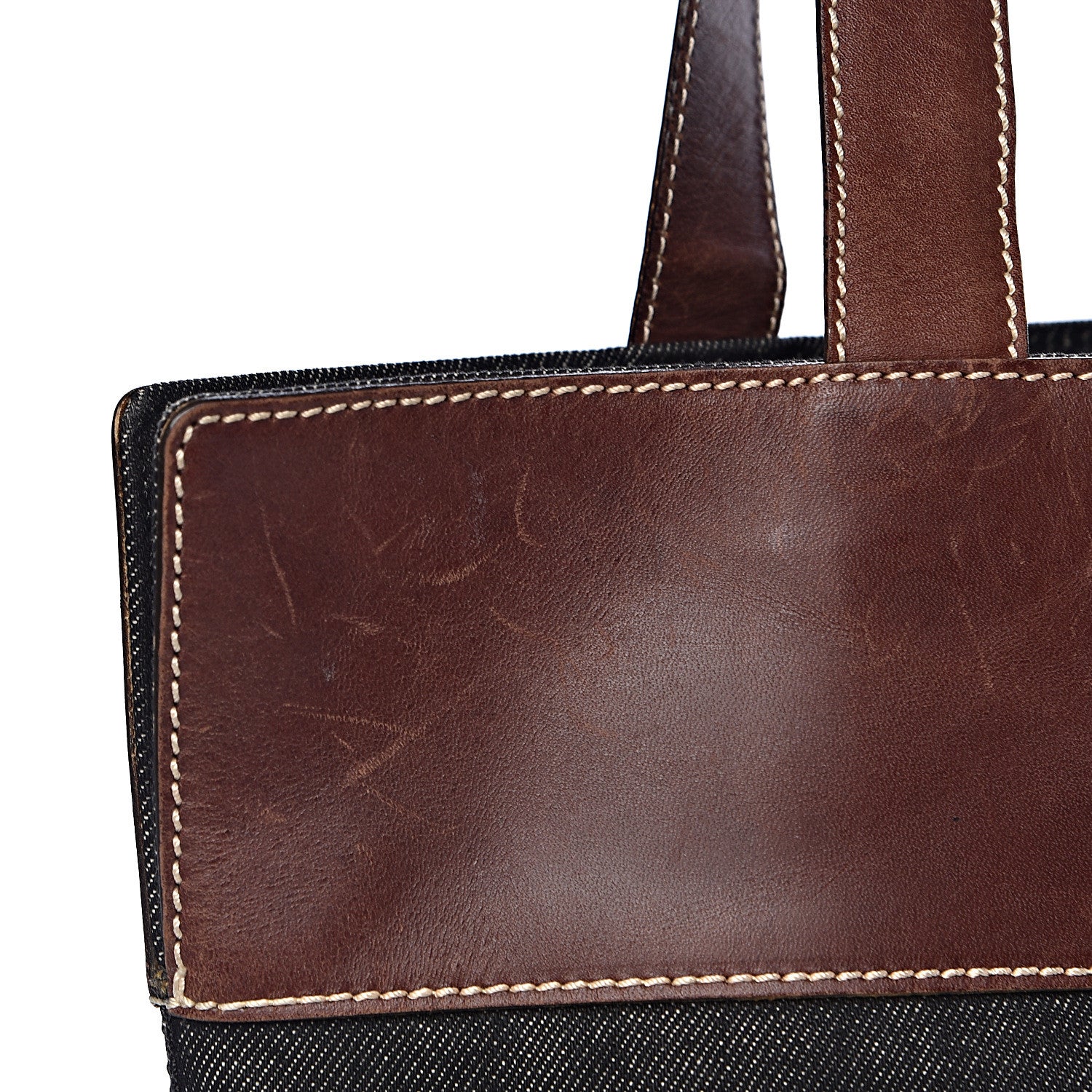 Chanel Denim Calfskin CC Tote 13 of 15