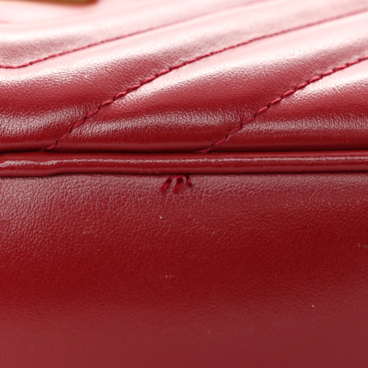 Saint Laurent Calfskin Matelasse Monogram Lou Camera Bag Rouge Eros 13 of 17