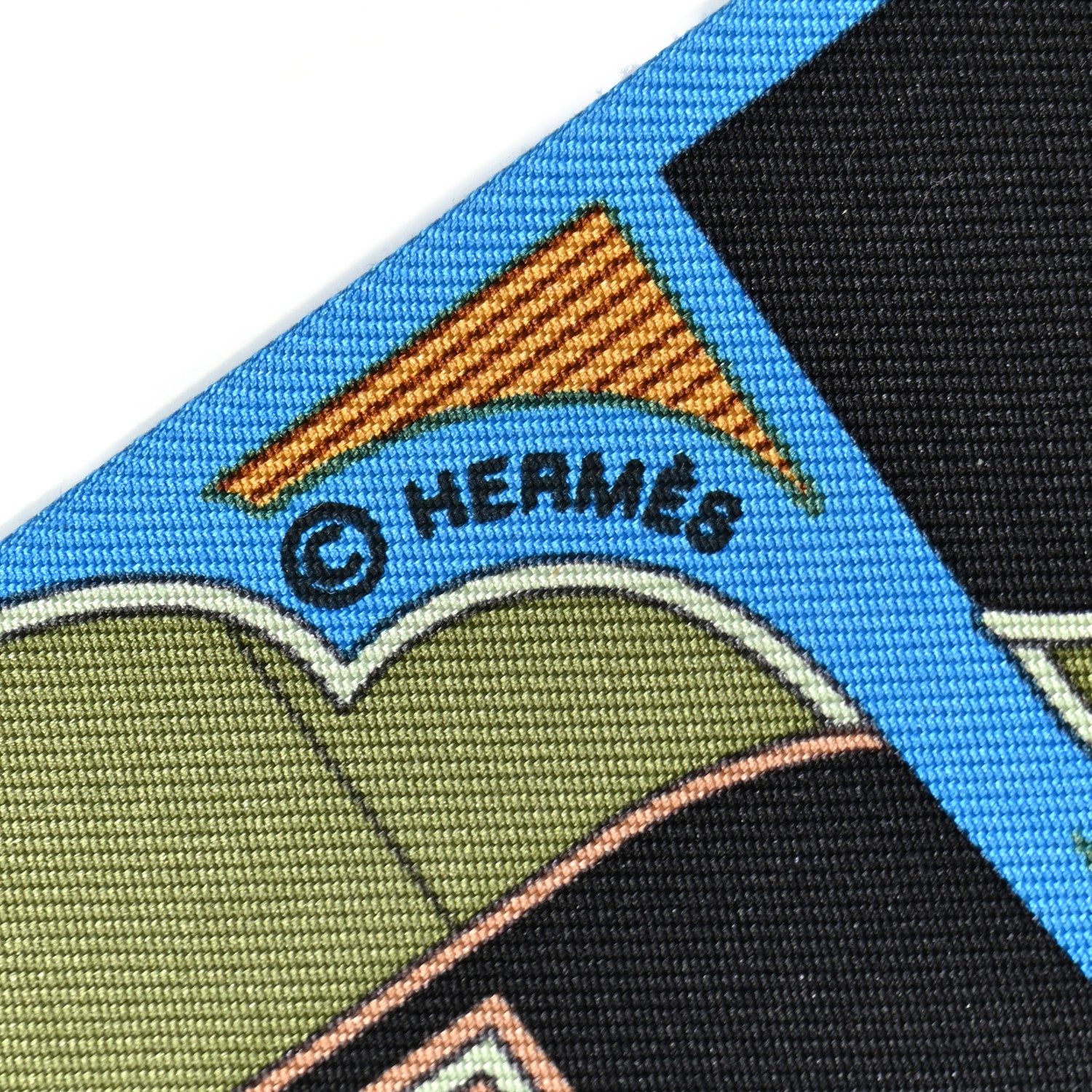 Hermes Silk Les Coupes Twilly 3 of 4