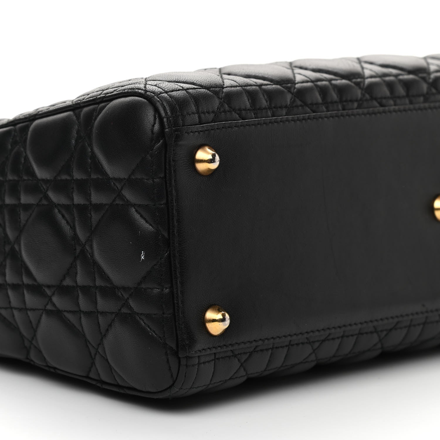 Christian Dior Lambskin Cannage Large Lady Dior Black 8 of 13