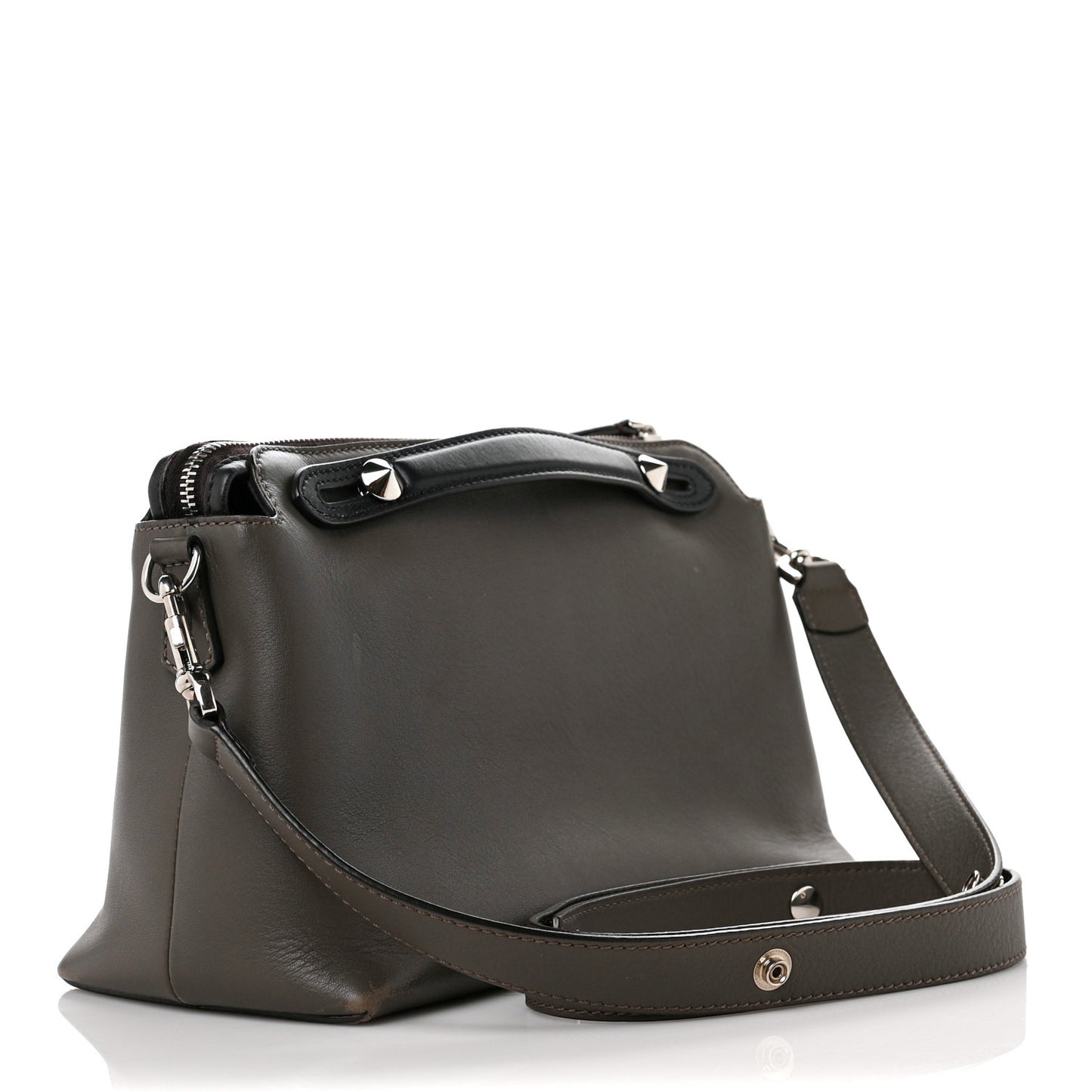 Vitello Dolce 4 Color Medium By The Way Boston Bag Carbone Grigio Polvere Multicolor