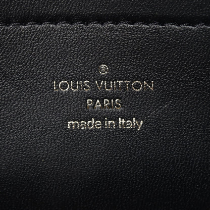 Louis Vuitton Lambskin Embossed Monogram Pochette Coussin Black 6 of 9