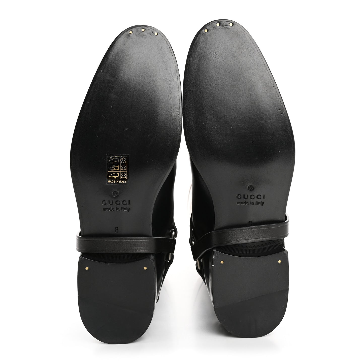 Cordovan Lux Mens Zelda Harness Riding Boots 8 Black Amber Honey