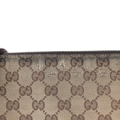 Gucci Monogram Calfskin Perforated Medium Flat Messenger Bag Dark Brown 11 of 11