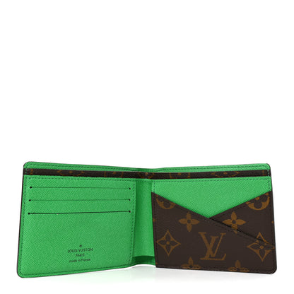 Louis Vuitton Monogram Macassar Multiple Wallet Green 5 of 7