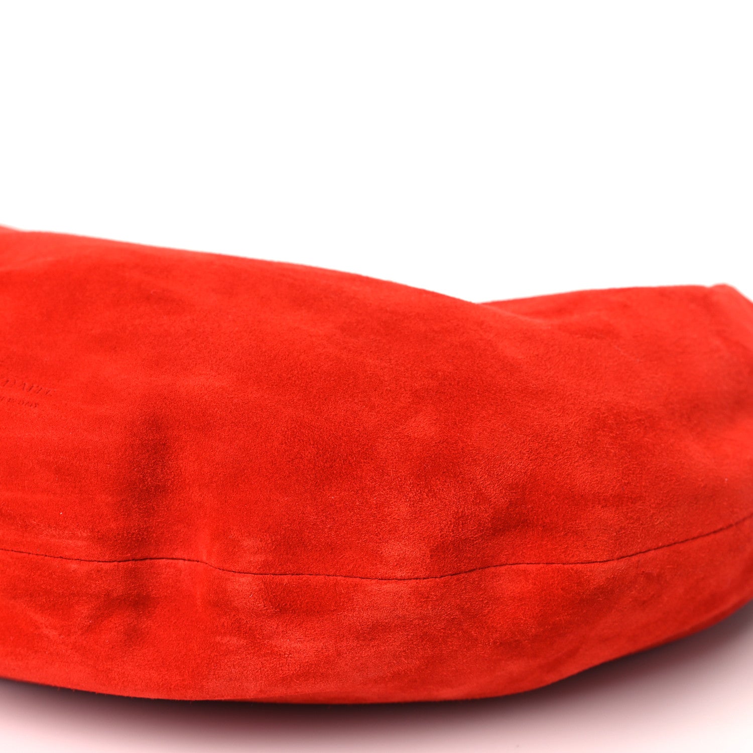 Khaite Suede Calfskin Medium Olivia Hobo Scarlet 9 of 10