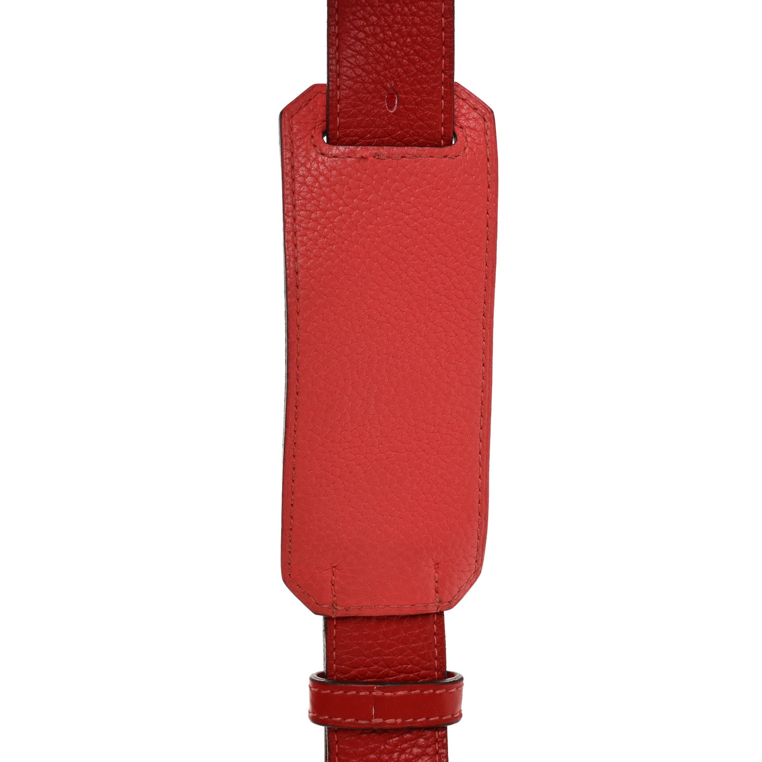 Hermes Taurillon Clemence Verso Jypsiere 34 Rouge Casaque Rose