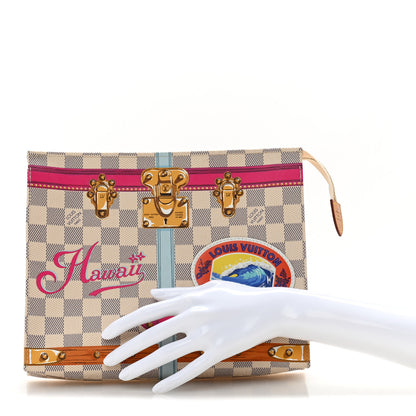 Louis Vuitton Damier Azur Summer Trunks Hawaii Toiletry Pouch 26 2 of 8