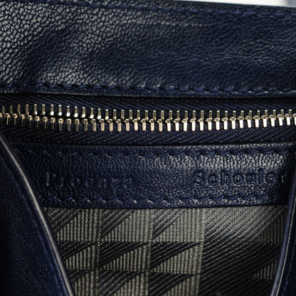 Proenza Schouler Lambskin PS1 Mini Pouch Messenger Bag Indigo 6 of 8