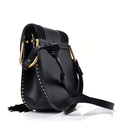 Chloe Calfskin Braided Small Hudson Shoulder Bag Black 2 of 4