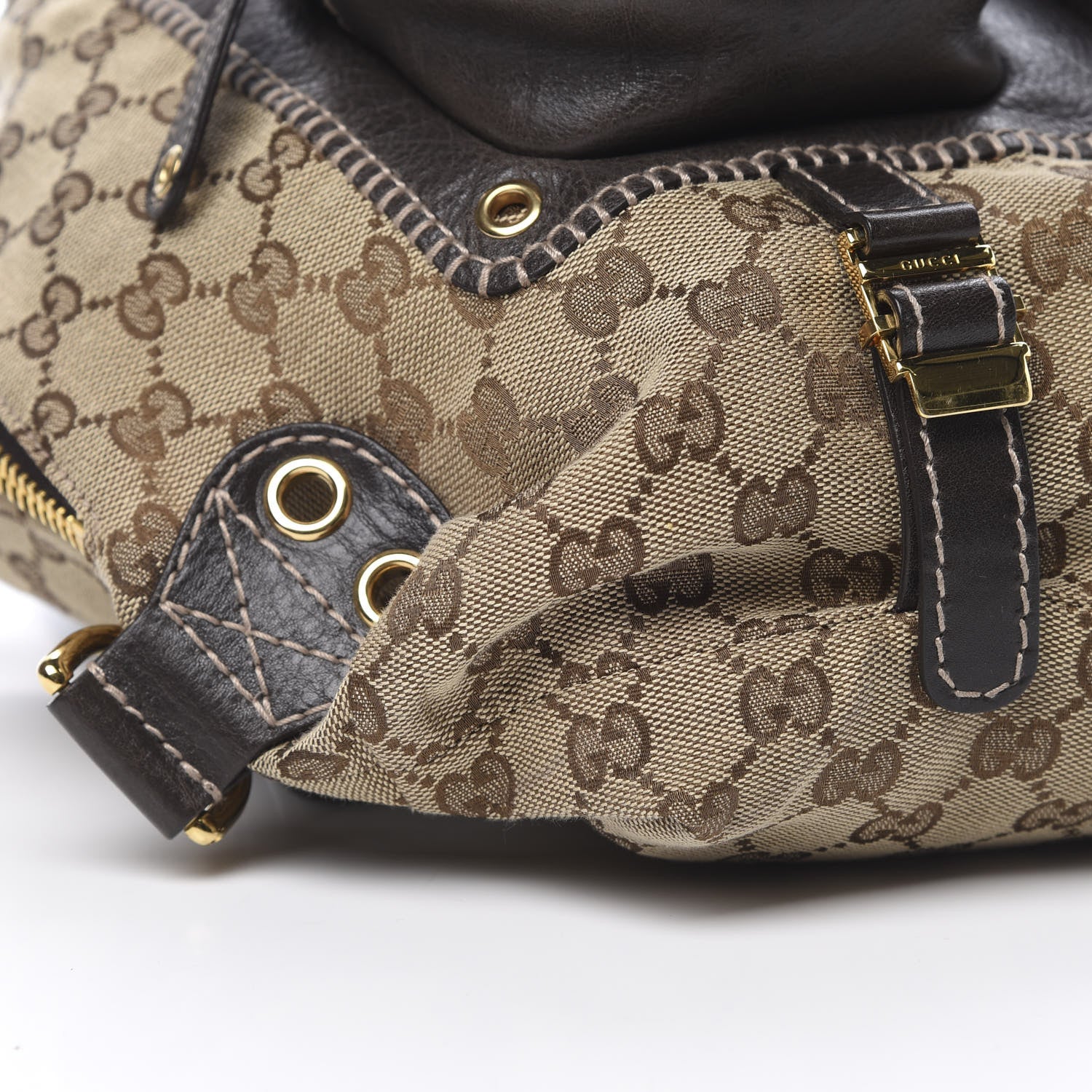 Gucci Monogram Medium Darwin Convertible Backpack Brown 8 of 9
