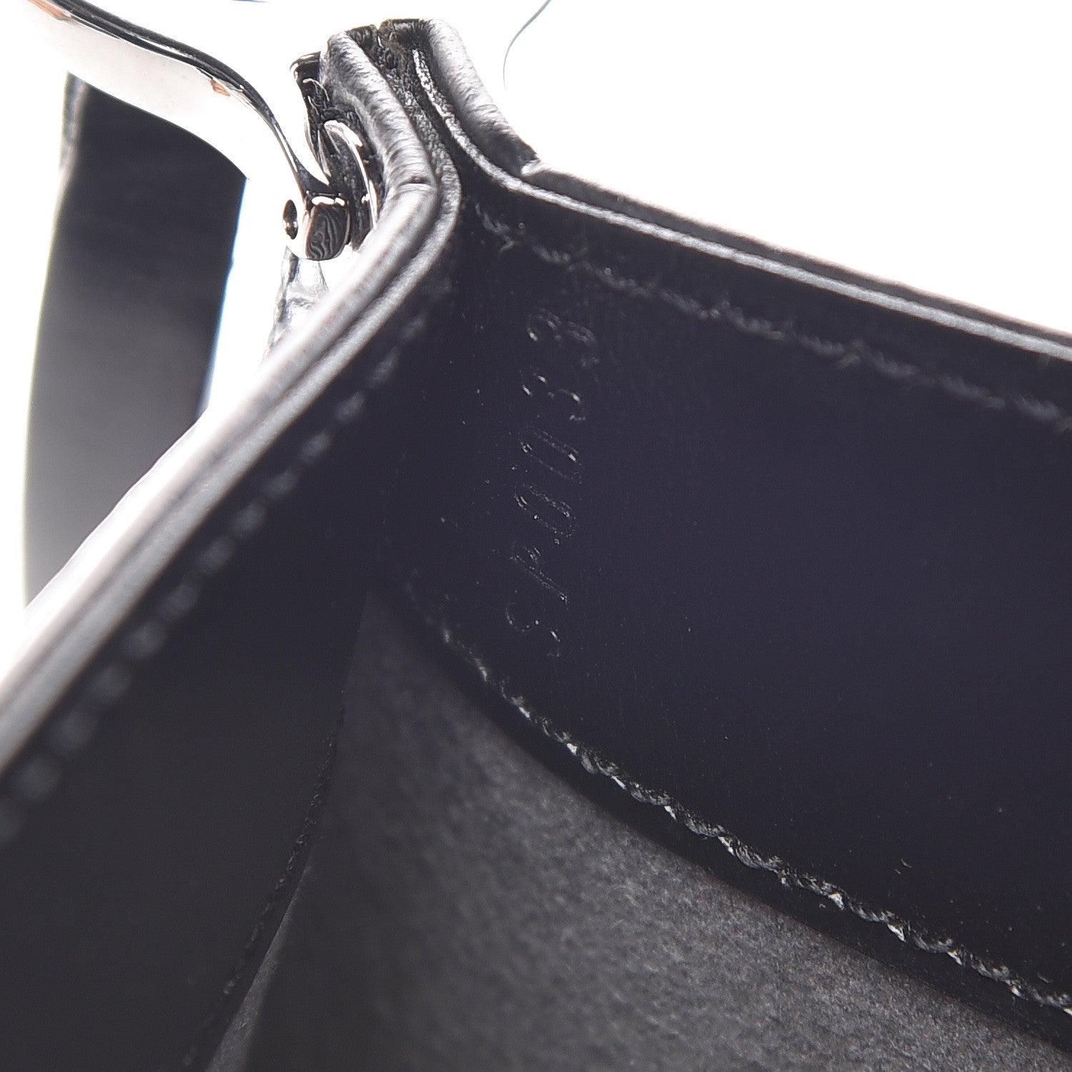 Louis Vuitton Epi Demi Lune Pochette Black 9 of 10
