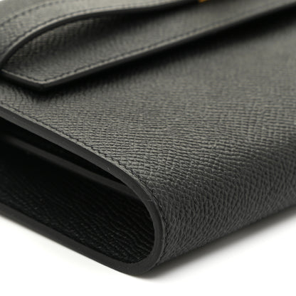 Hermes Epsom Kelly Wallet To Go Black 9 of 14