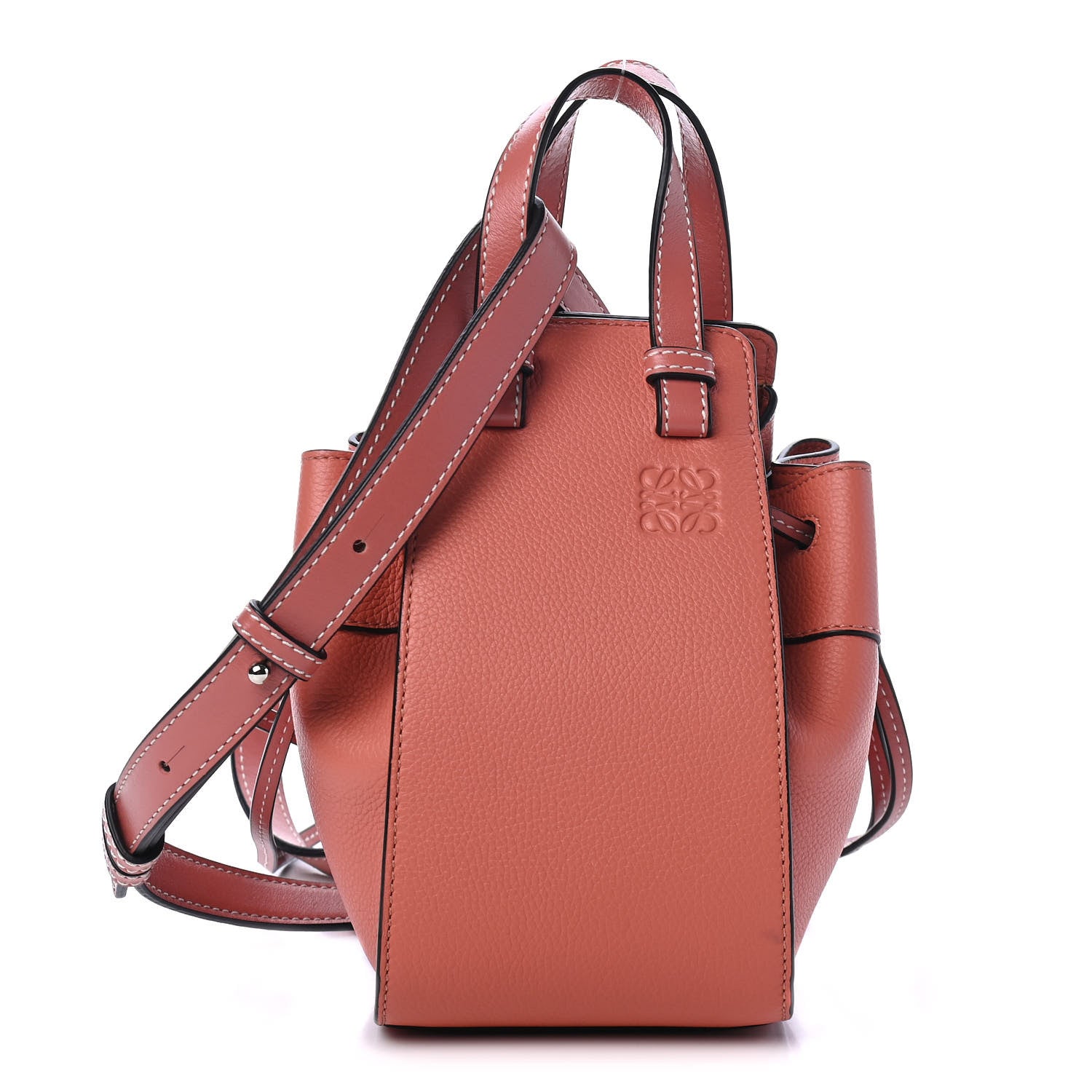 Loewe Calfskin Mini Hammock Shoulder Bag Pink Tulip 1 of 4