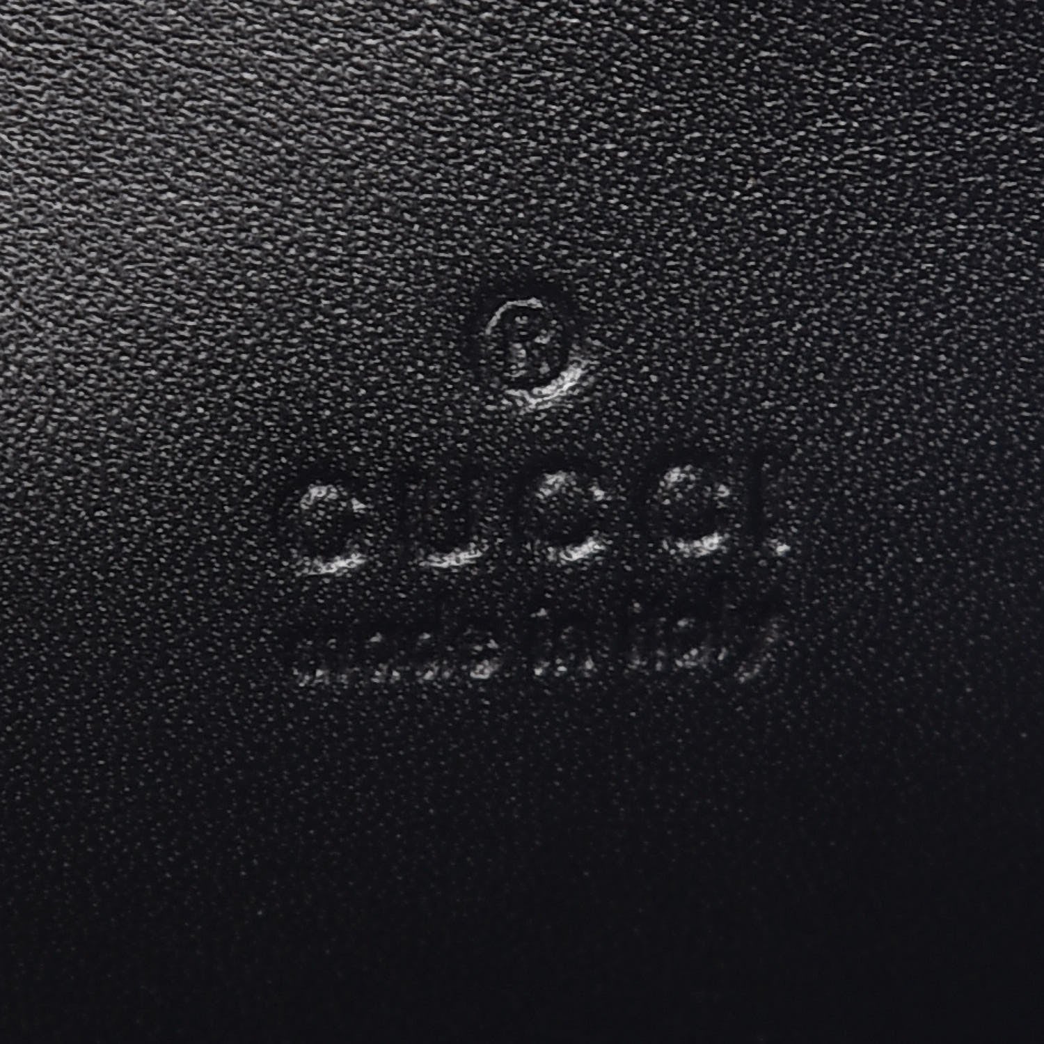 Gucci Calfskin Matelasse GG Marmont Chain Wallet Black 6 of 10