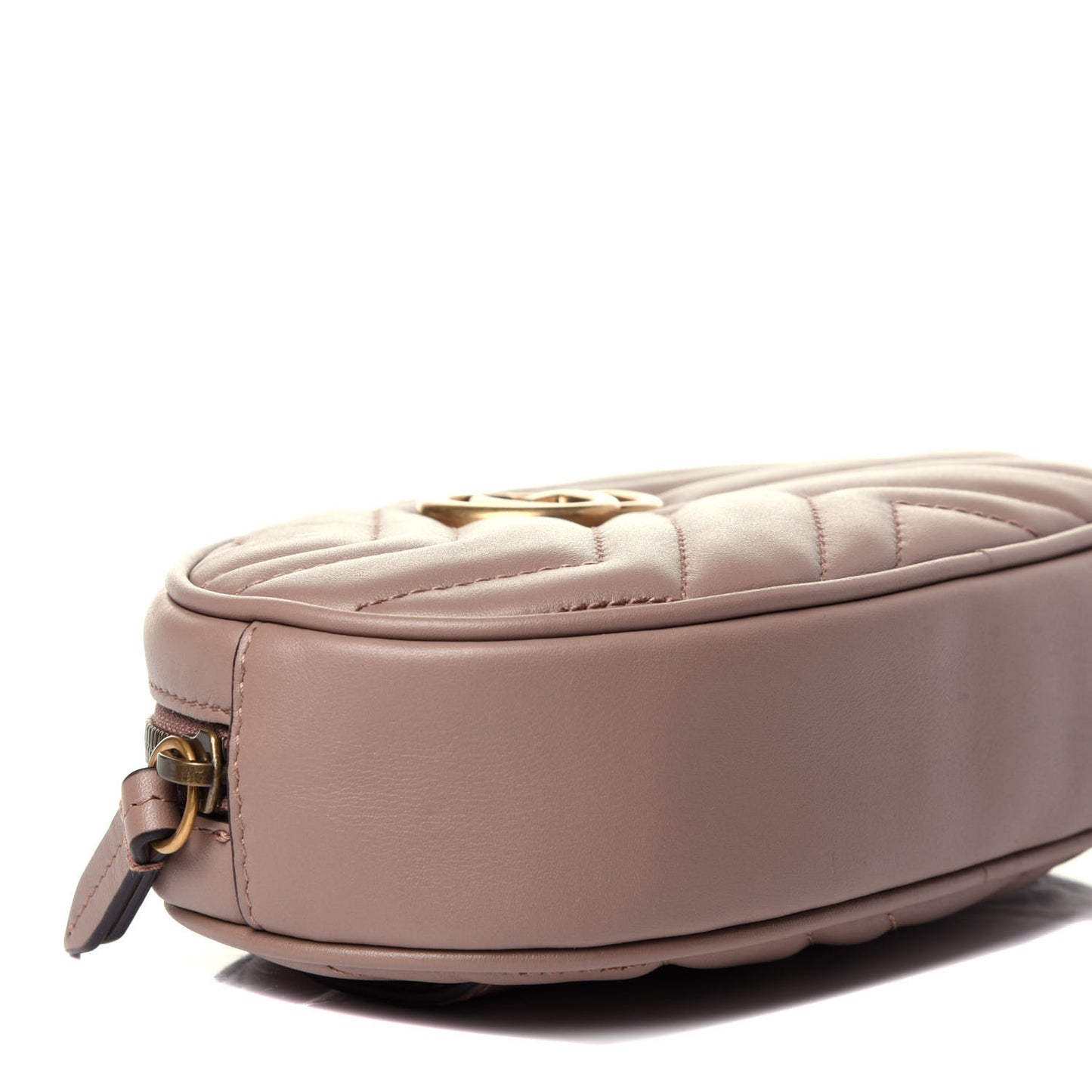 Calfskin Matelasse GG Marmont Belt Bag 95 38 Porcelain Rose