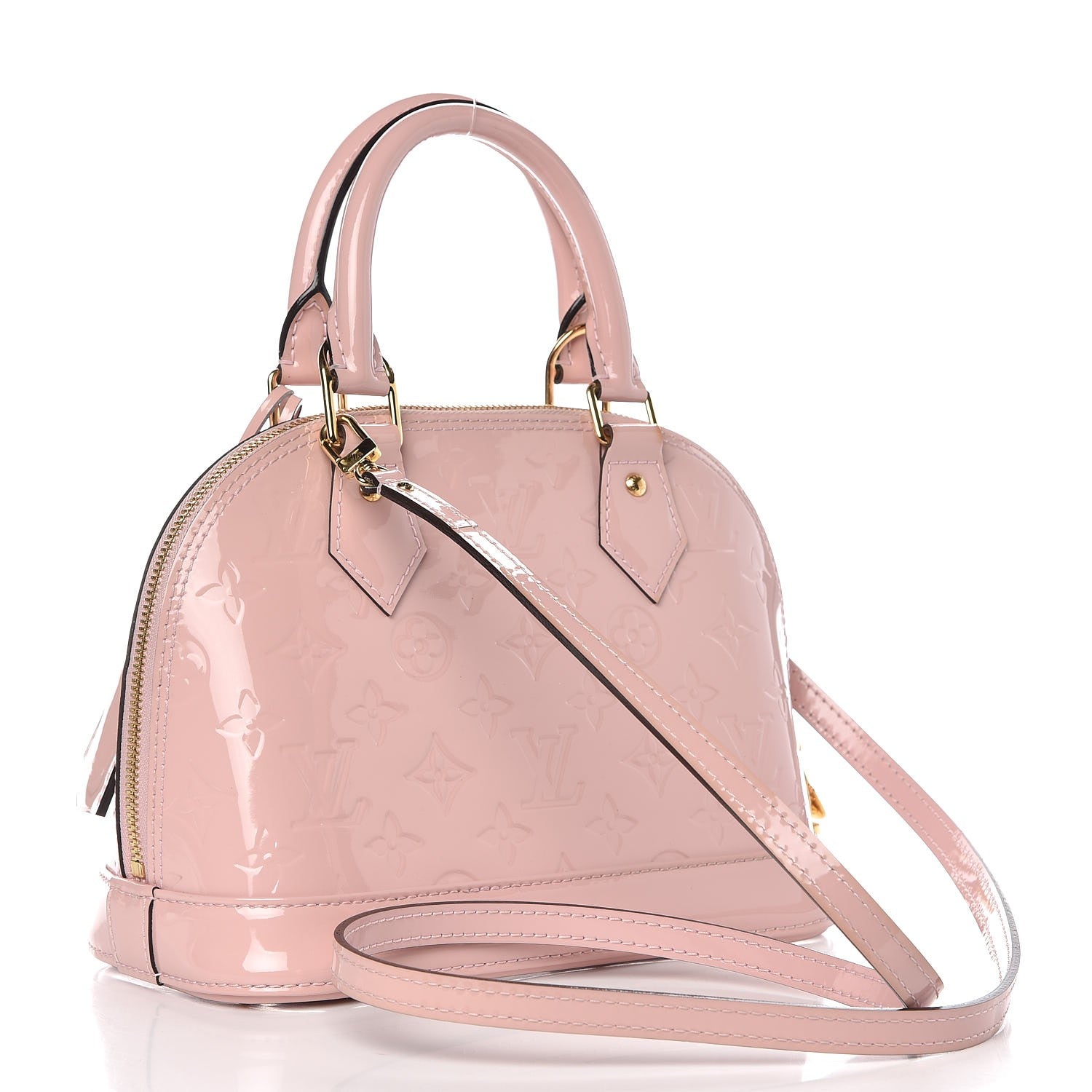 Louis Vuitton Vernis Alma BB Rose Ballerine 4 of 8