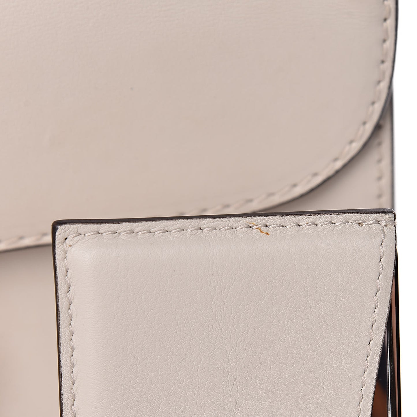 Calfskin Medium 1973 Shoulder Flap Bag Ivory