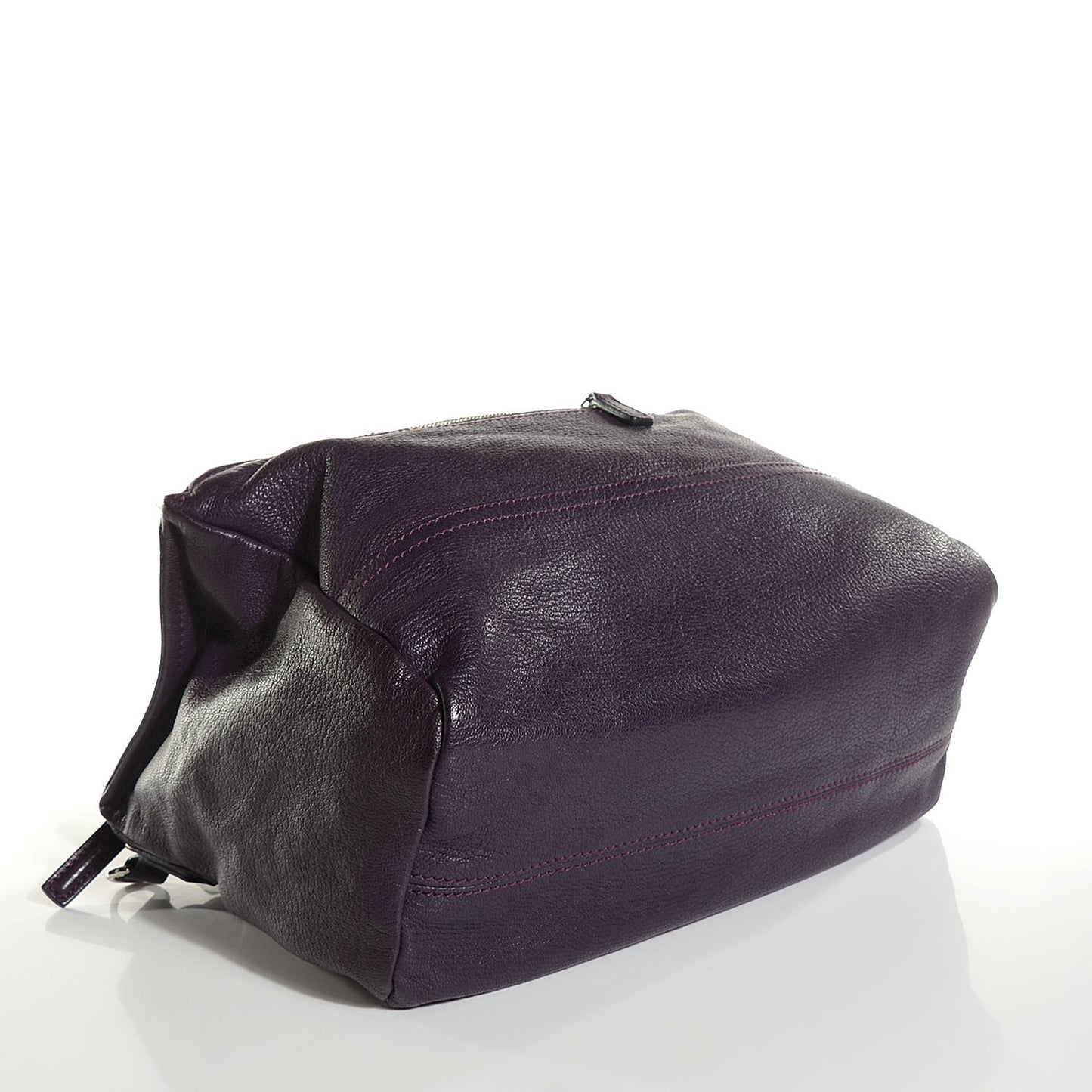 Sugar Goatskin Medium Pandora Aubergine