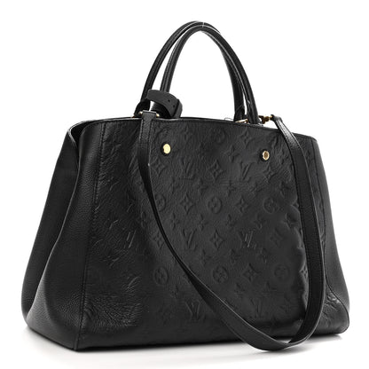 Louis Vuitton Empreinte Montaigne GM Black 3 of 12