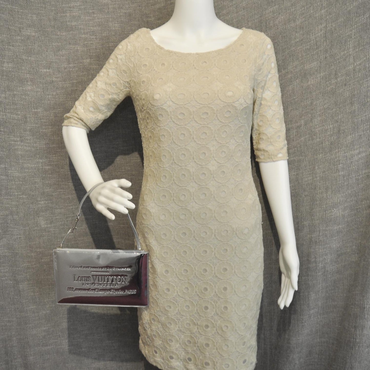 Monogram Miroir Inventeur Pochette Plat Silver