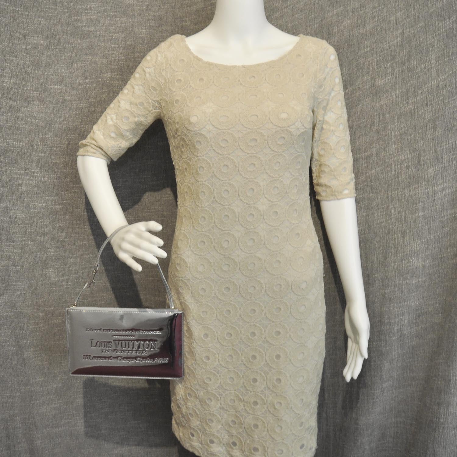 Louis Vuitton Monogram Miroir Inventeur Pochette Plat Silver 2 of 9