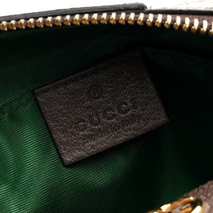 Gucci Soft GG Supreme Monogram Calfskin Small Ophidia Cosmetic Case Beige Ebony New Acero 6 of 7