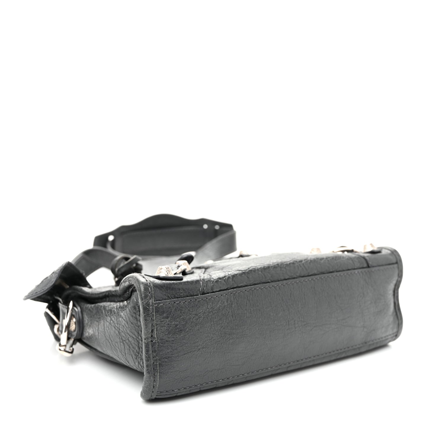 Agneau Giant 12 Silver Hardware Mini City Gris Fossile