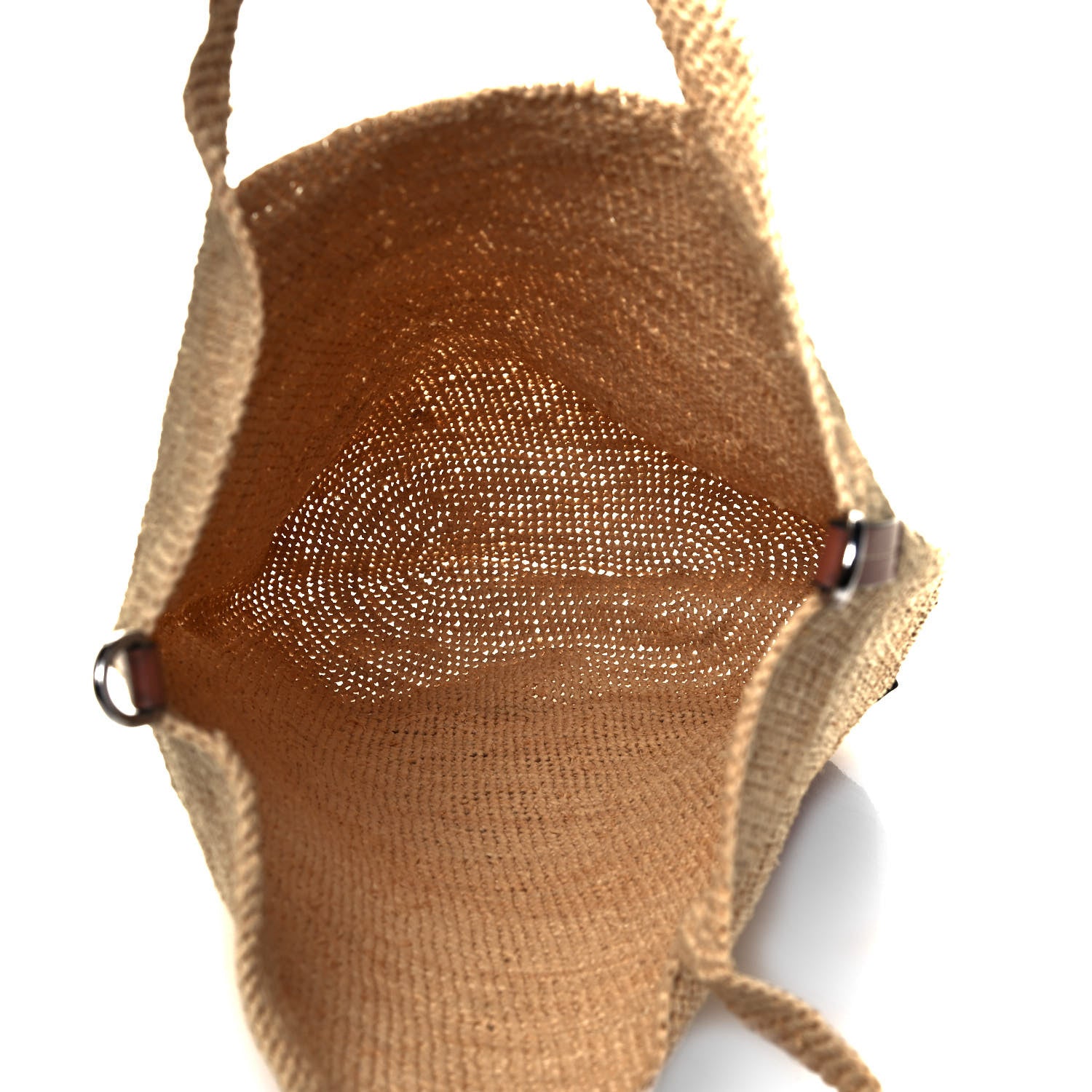 Loewe Raffia Paula's Ibiza Slit Tote Bag Natural Tan 4 of 8