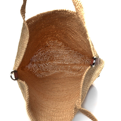Loewe Raffia Paula's Ibiza Slit Tote Bag Natural Tan 4 of 8