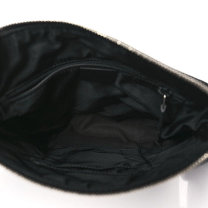 Gucci Techno Canvas Selleria Calfskin Web Small Flat Messenger Bag Black 5 of 8