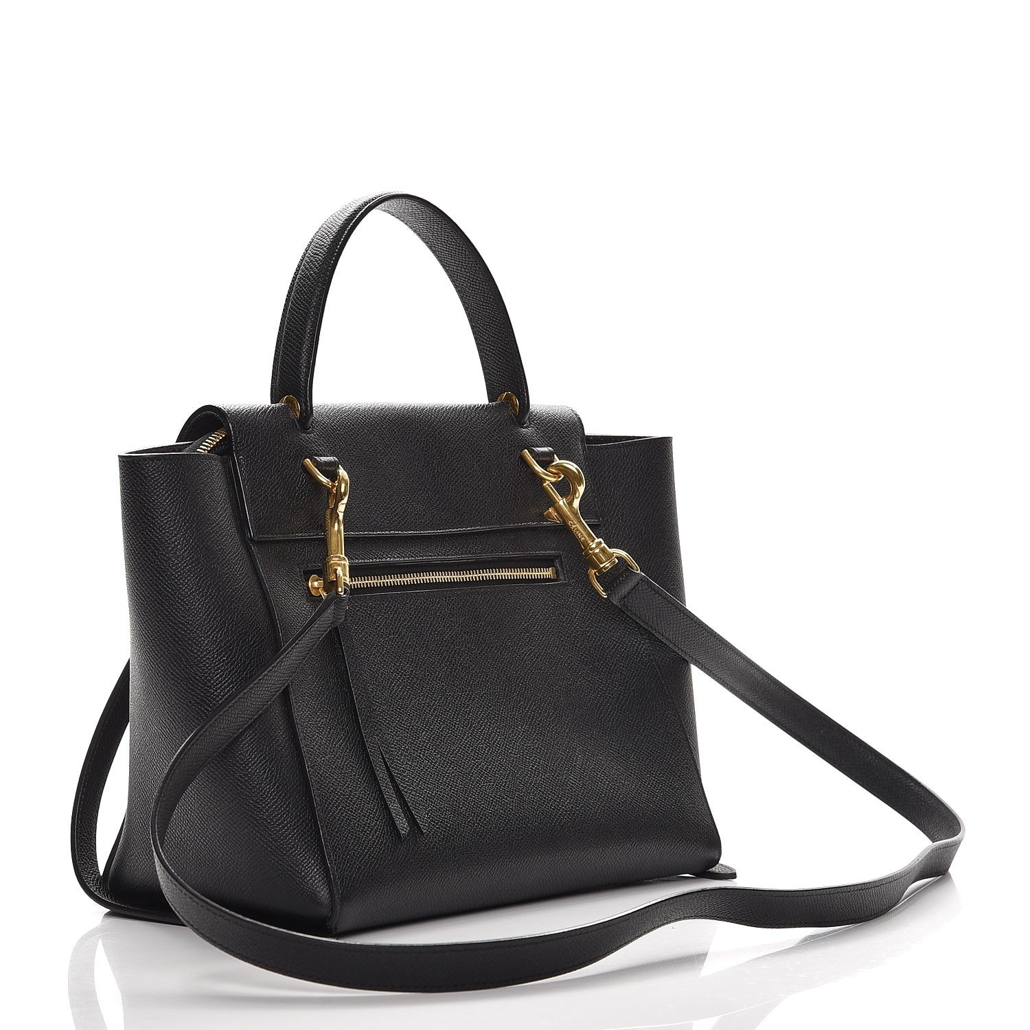 Celine Grained Calfskin Micro Belt Bag Black 4 of 8