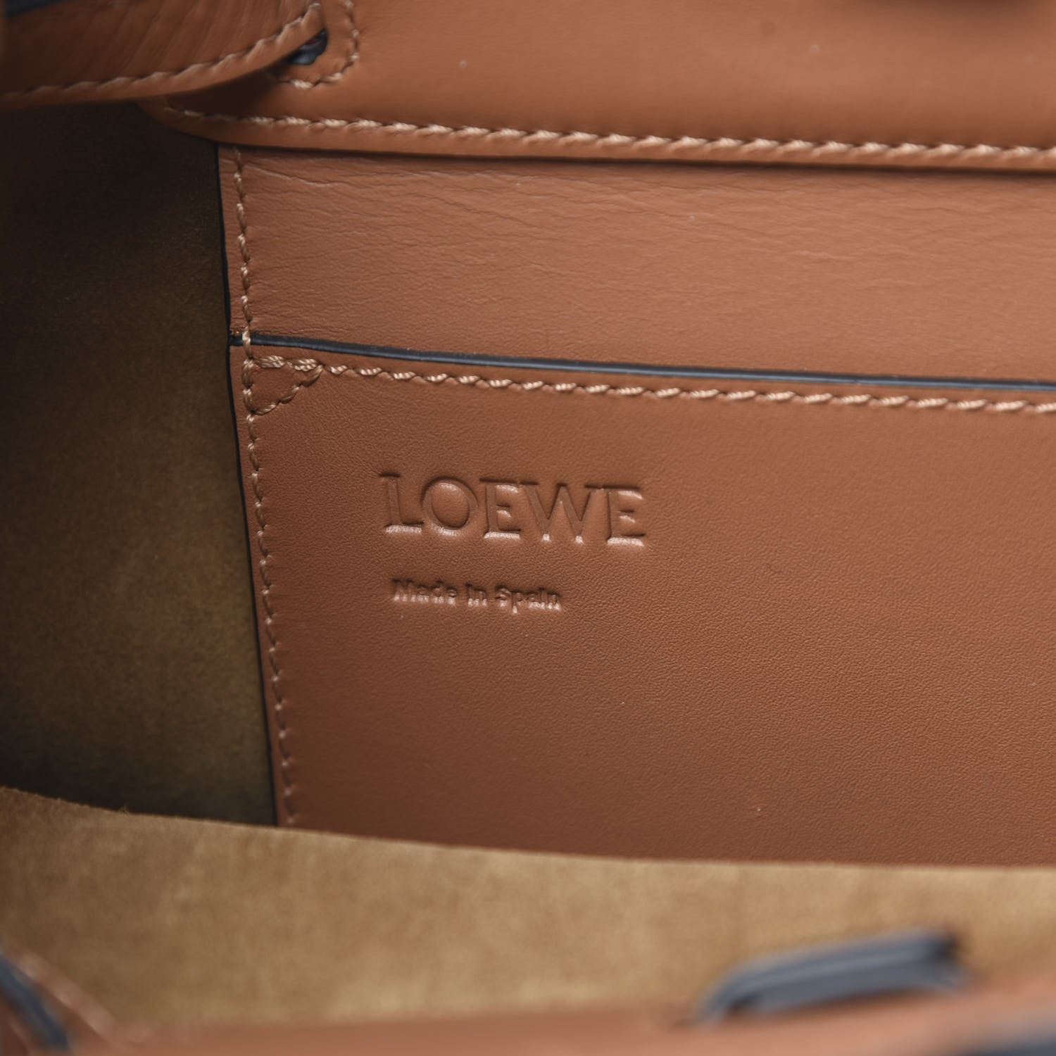 Loewe Canvas Calfskin Lazo Tiles Bucket Bag Multicolor 6 of 11