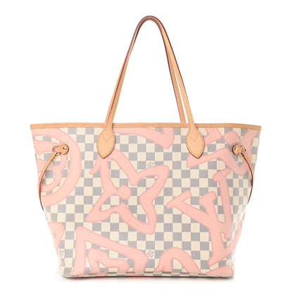 Louis Vuitton Damier Azur Tahitienne Neverfull MM 1 of 9