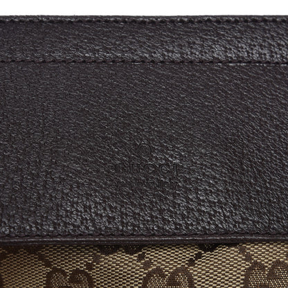 Gucci GG Monogram Double Pocket Belt Bag Dark Brown 8 of 8