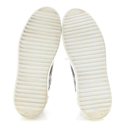 Louis Vuitton Denim Monogram Time Out Sneakers 39 6 of 12