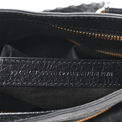 Balenciaga Agneau Arena Gold Hardware Small Le City Black 7 of 10