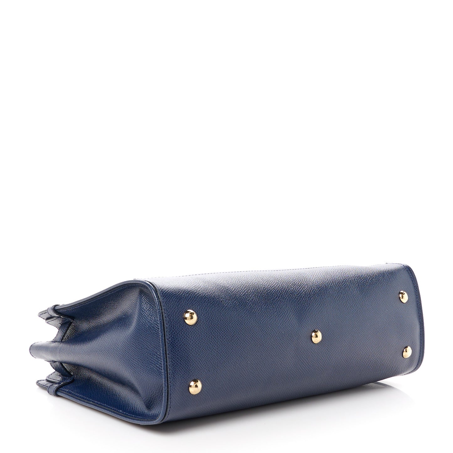 Calfskin Briana Tote Navy