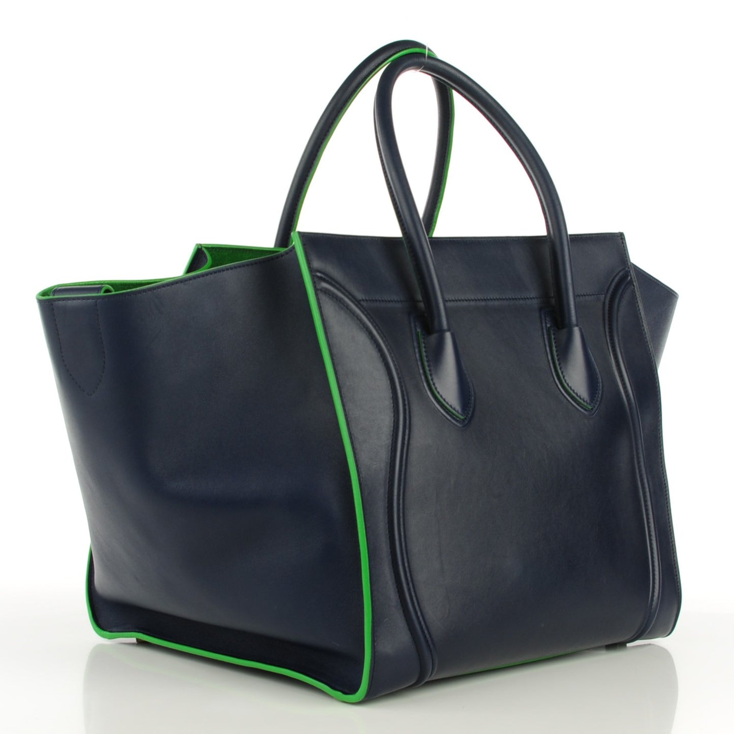 Smooth Calfskin Medium Phantom Luggage Midnight