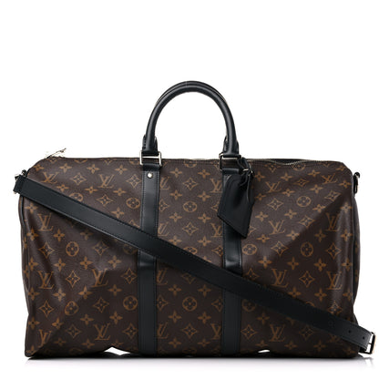 Louis Vuitton Monogram Macassar Keepall Bandouliere 45 1 of 9